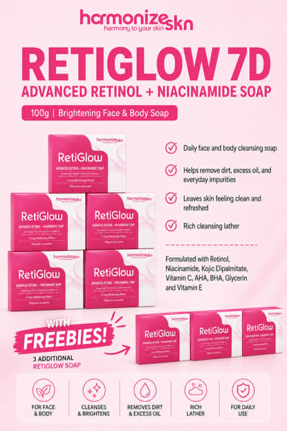 HormonizeSkn RetiGlow 7D Advanced Retinol + Niacinamide Soap