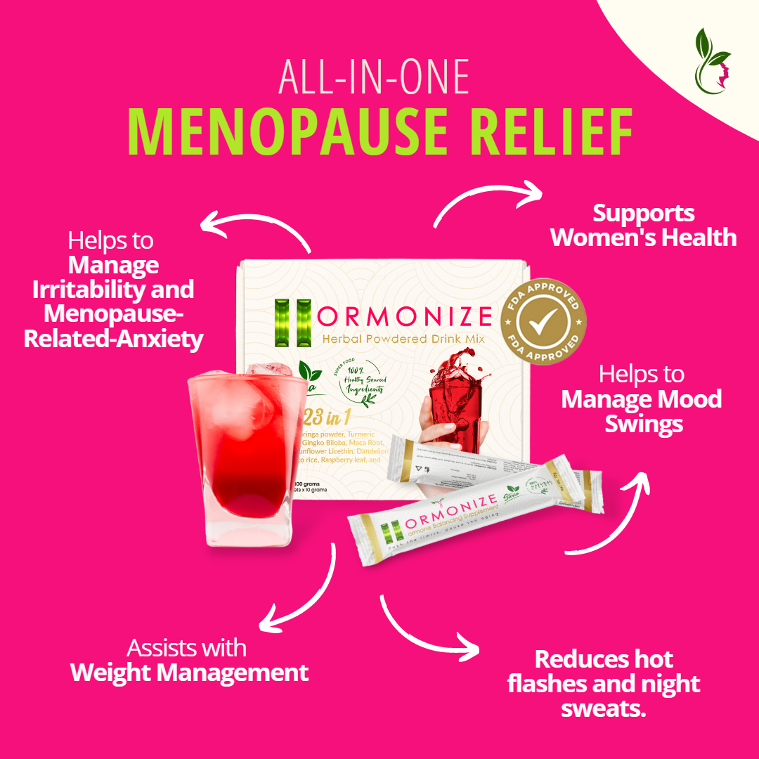 Hormonize's benefits and what it may help with such as menopause symptoms