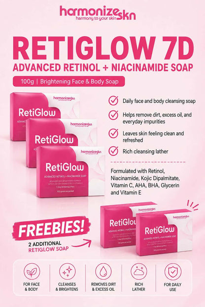 HormonizeSkn RetiGlow 7D Advanced Retinol + Niacinamide Soap